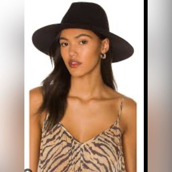 NWT Lack of Color Grove Hat black 100% Australian Wool REVOLVE Free People SM&LG - Picture 2 of 7